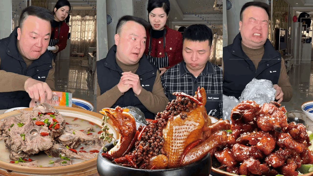 愚蠢老公给我弟弟准备了醋当可乐，弟弟却想把有红烧肉的面条给他吃，看我怎么整他！