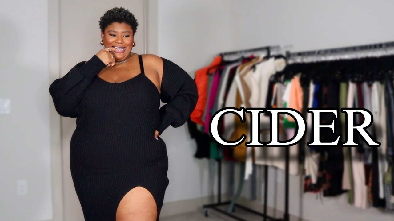 CIDER IS EATING UPPP Y'ALL FAVES!!!! 💁🏾‍♀️ || CIDER TRY ON HAUL || PLUS SIZE & CURVY || MISSJEMIMA