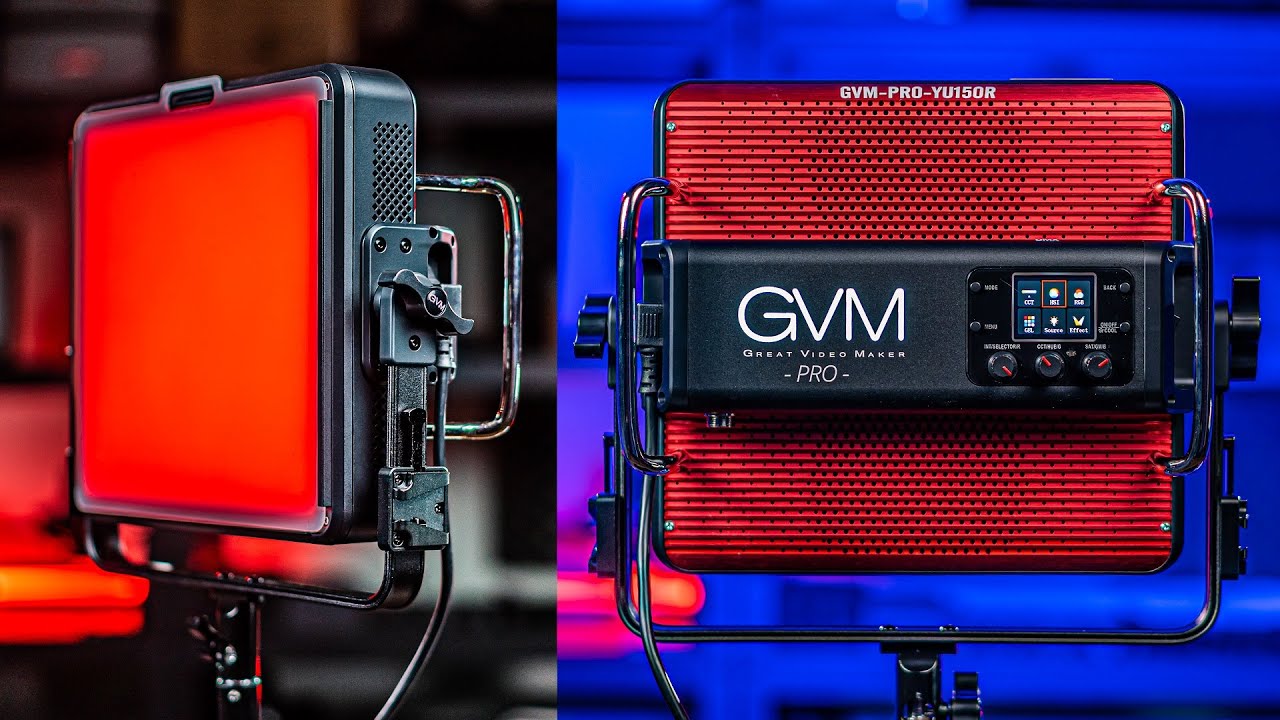 GVM PRO YU150R FULL RGB/CCT/HSI/EFFECT 150W LED PANEL REVIEW