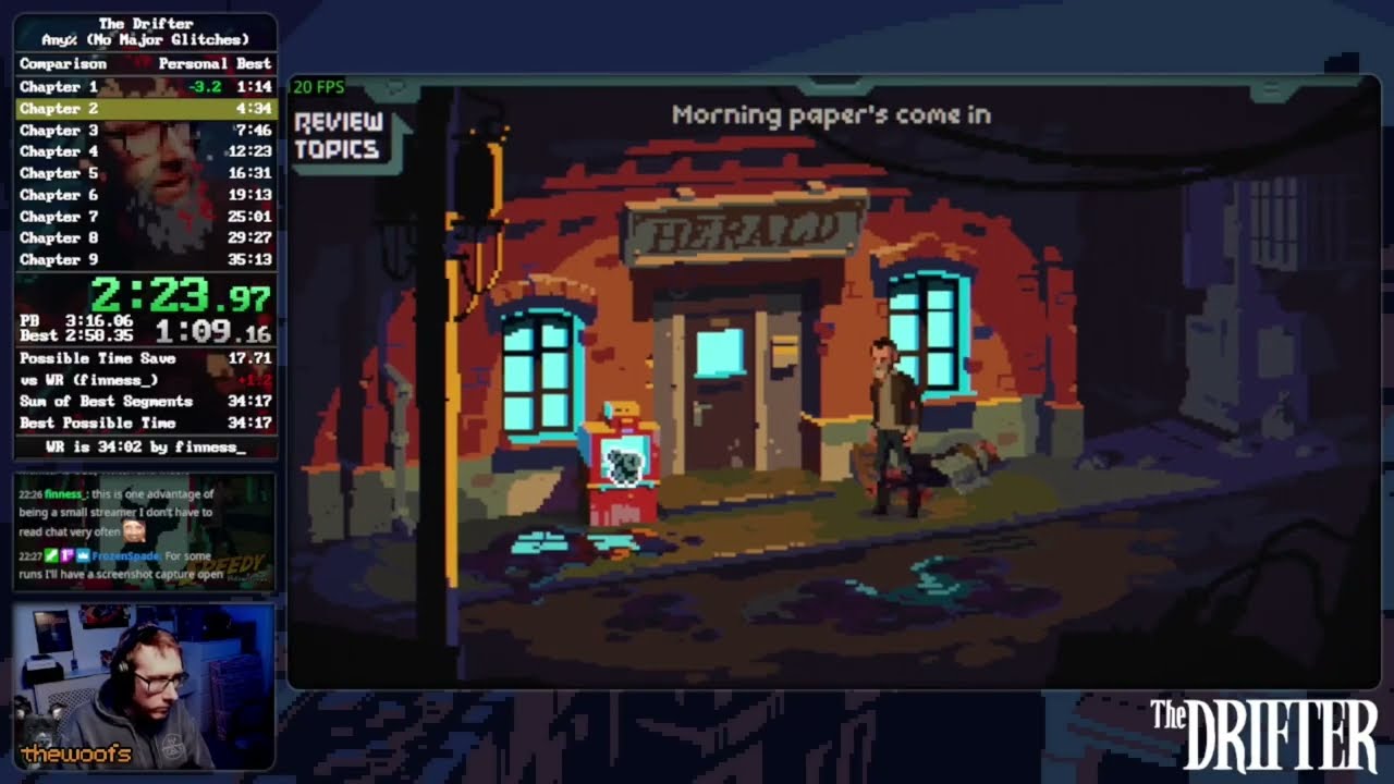 [WR] The Drifter - Any% (NMG) Speedrun in 33:45