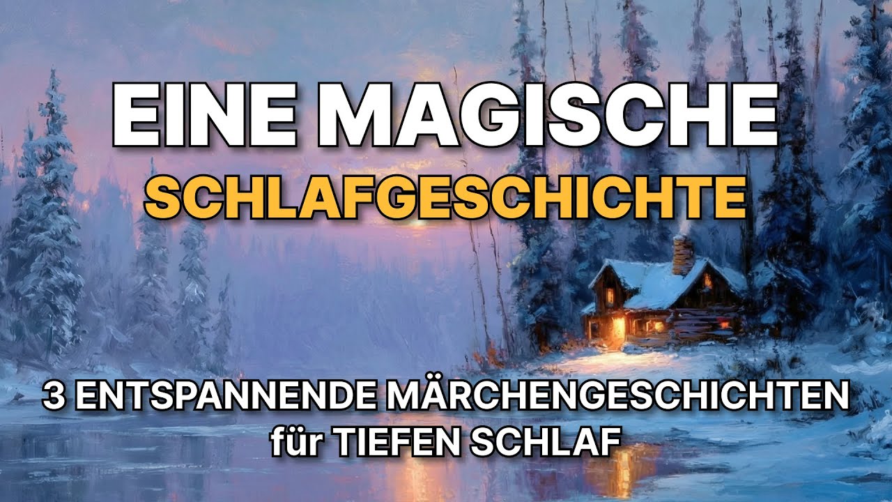 😴 3 ENTSPANNENDE MÄRCHENGESCHICHTEN für TIEFEN SCHLAF ✨ FESTER Schlaf in 5 Minuten ✨