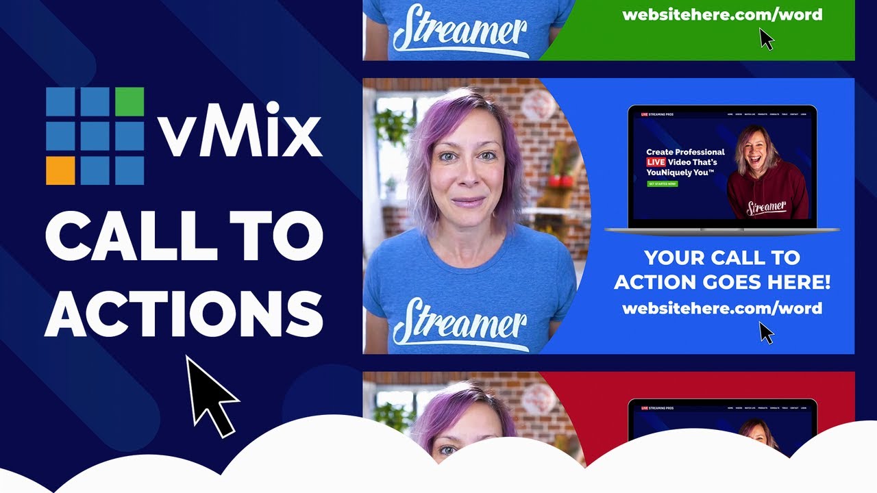 DEMO: Using Animated “Call To Action” Graphics in vMix!
