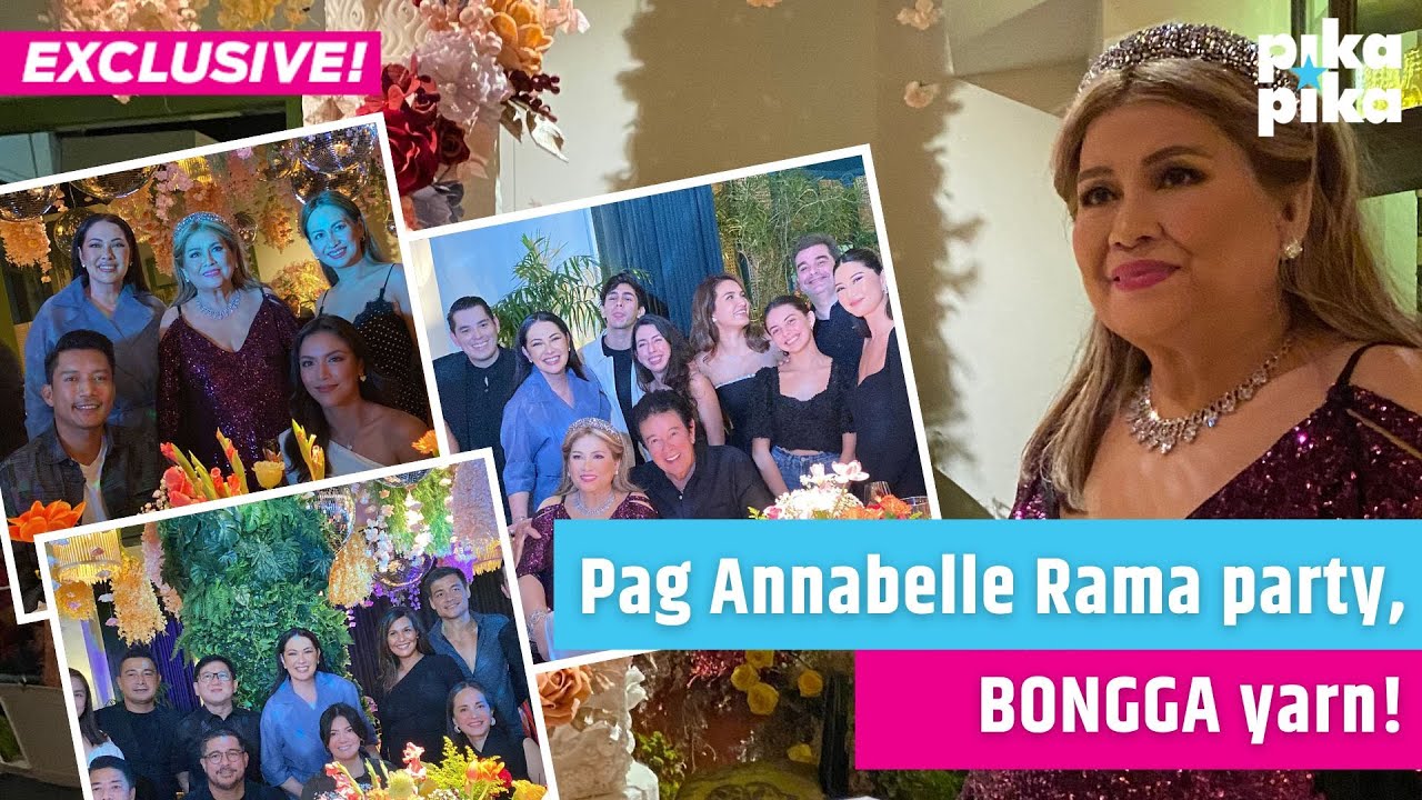 Full coverage of Annabelle Rama’s bonggang 70th birthday bash