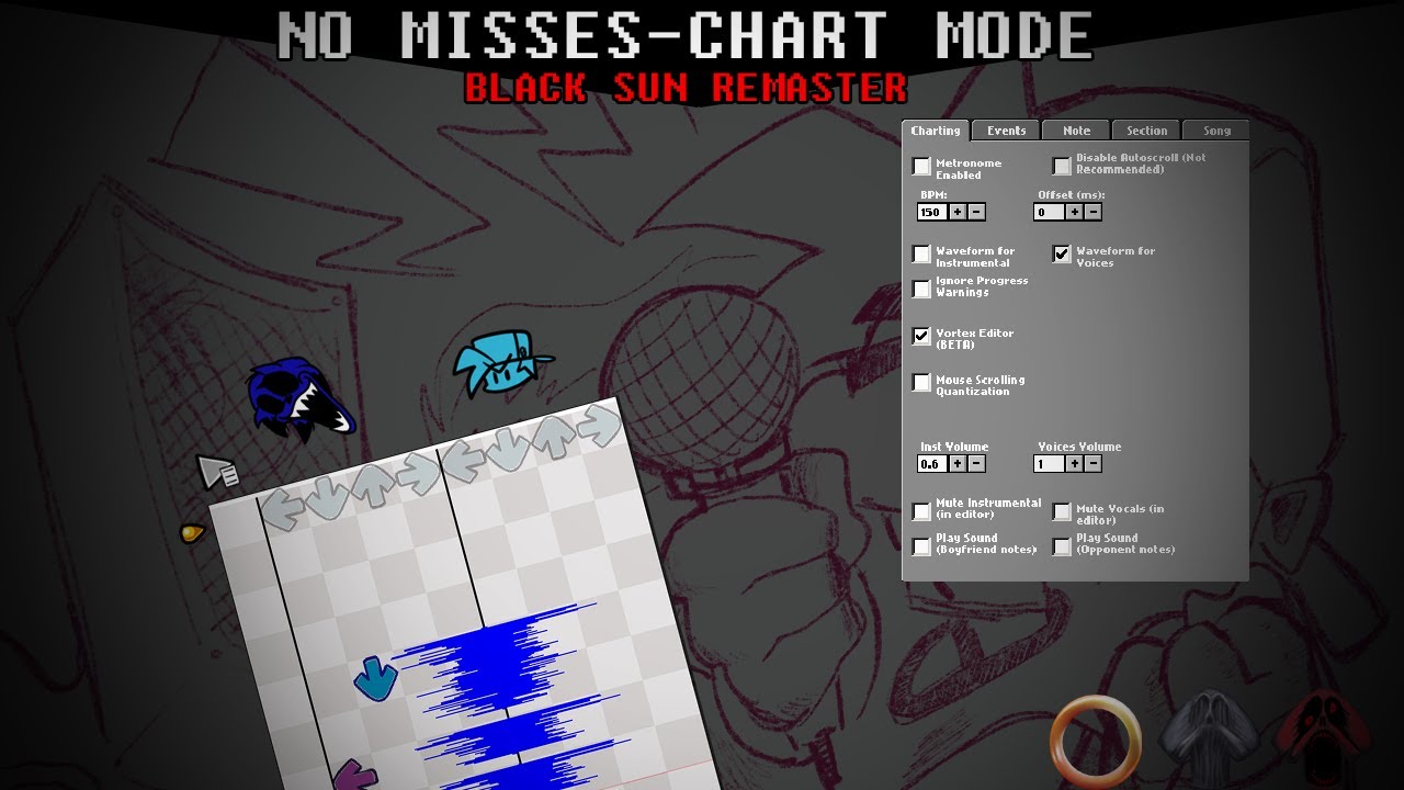 Black Sun Remaster no misses-chart mode (EXEMerge Demo V1)