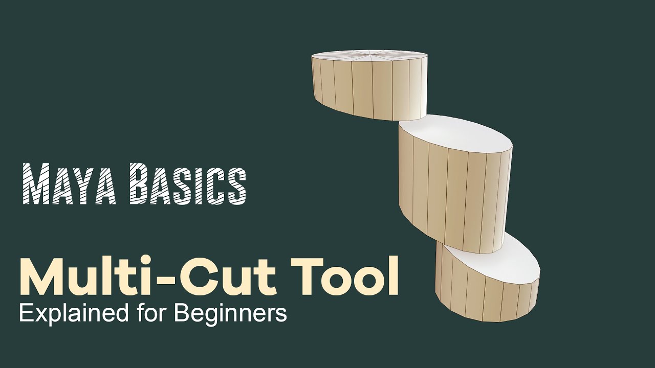 Multi-Cut Tool Explained!! - Autodesk Maya Basics Tutorial for Beginners