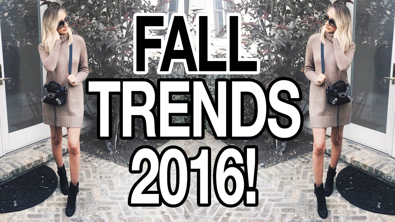 FALL TRENDS 2016: 3 FALL OUTFITS!