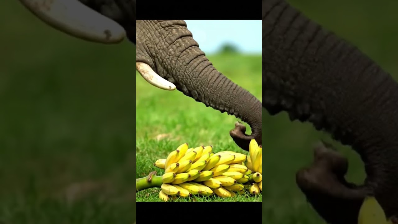 A Giant Heart, A Simple Banana” 🐘🍌