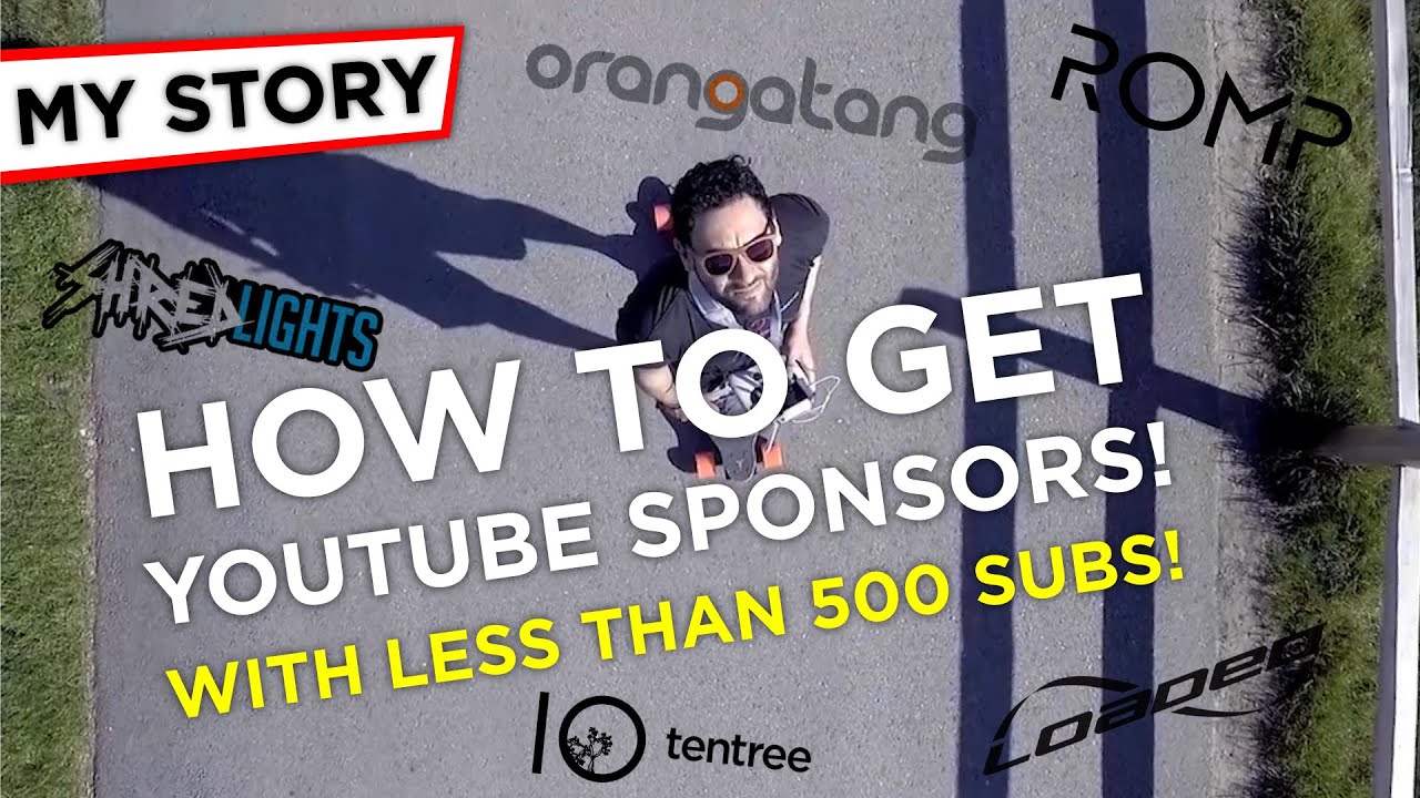 How to Get Sponsors on YouTube With Less Than 500 Subscribers!