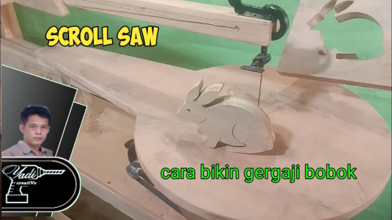 cara membuat gergaji scroll saw