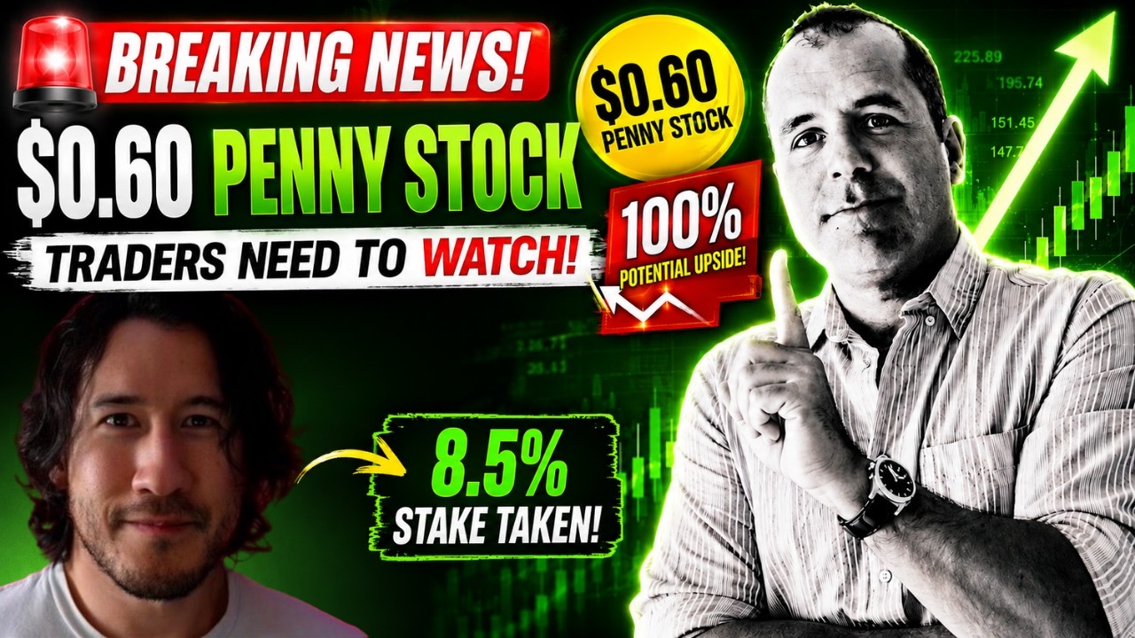 🚨 $0.60 Penny Stock Alert: YouTuber Takes 8.5% Stake