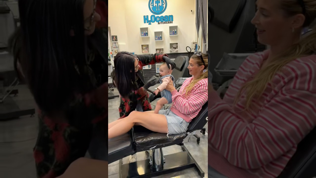 Getting our daughters ears pierced