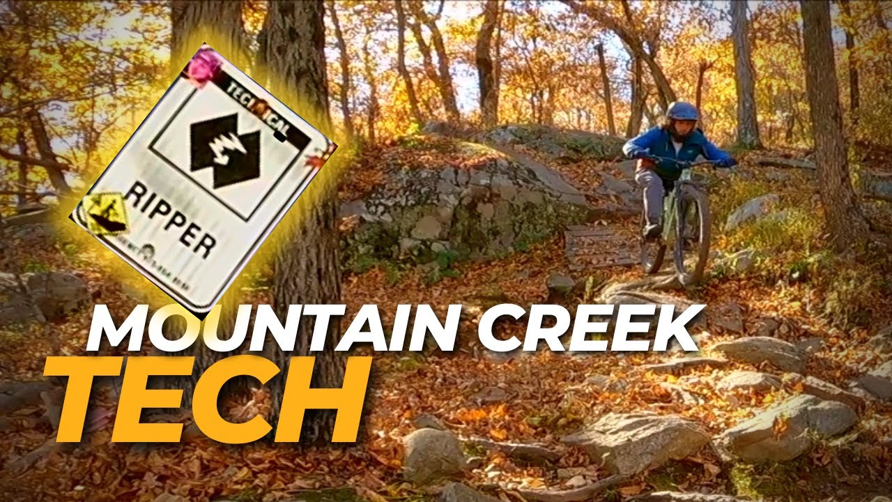 There's NO Easy Way Down! | All The Tech Trails at Mountain Creek Bike Park!