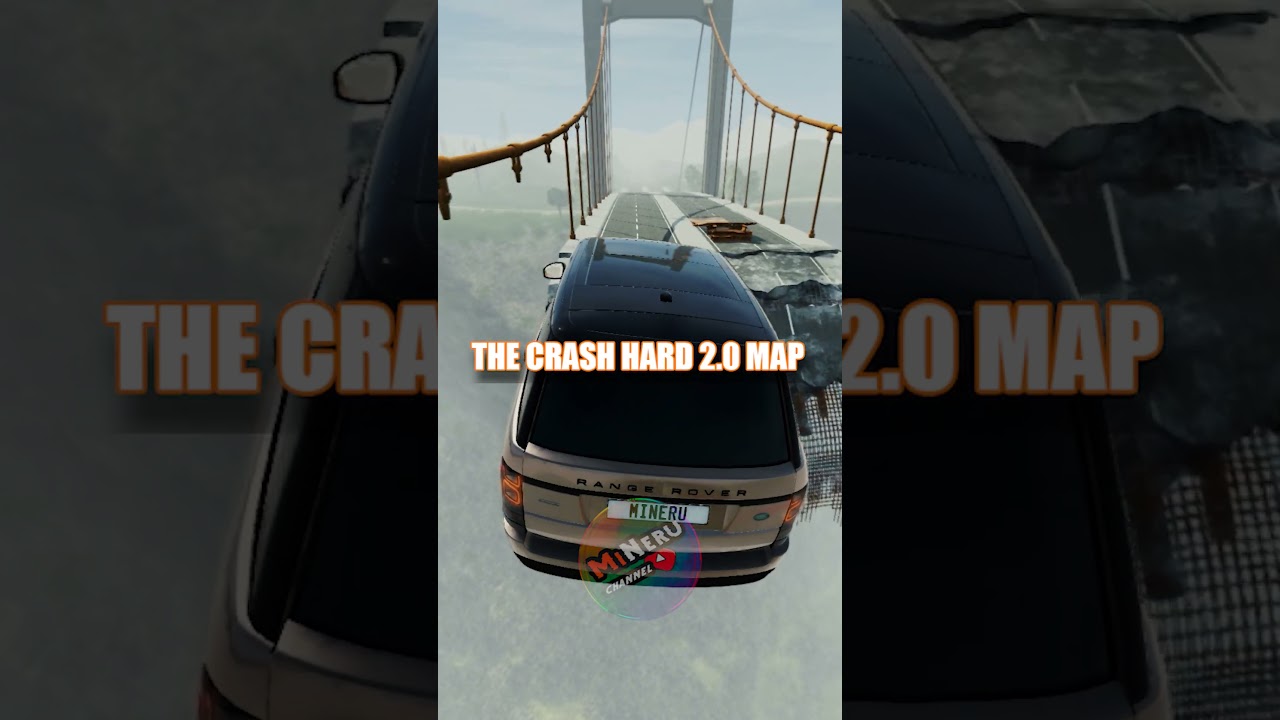 КАРТА СО СЛОМАННЫМ МОСТОМ BEAMNG DRIVE #shorts #beamng #beamngdrive #mods