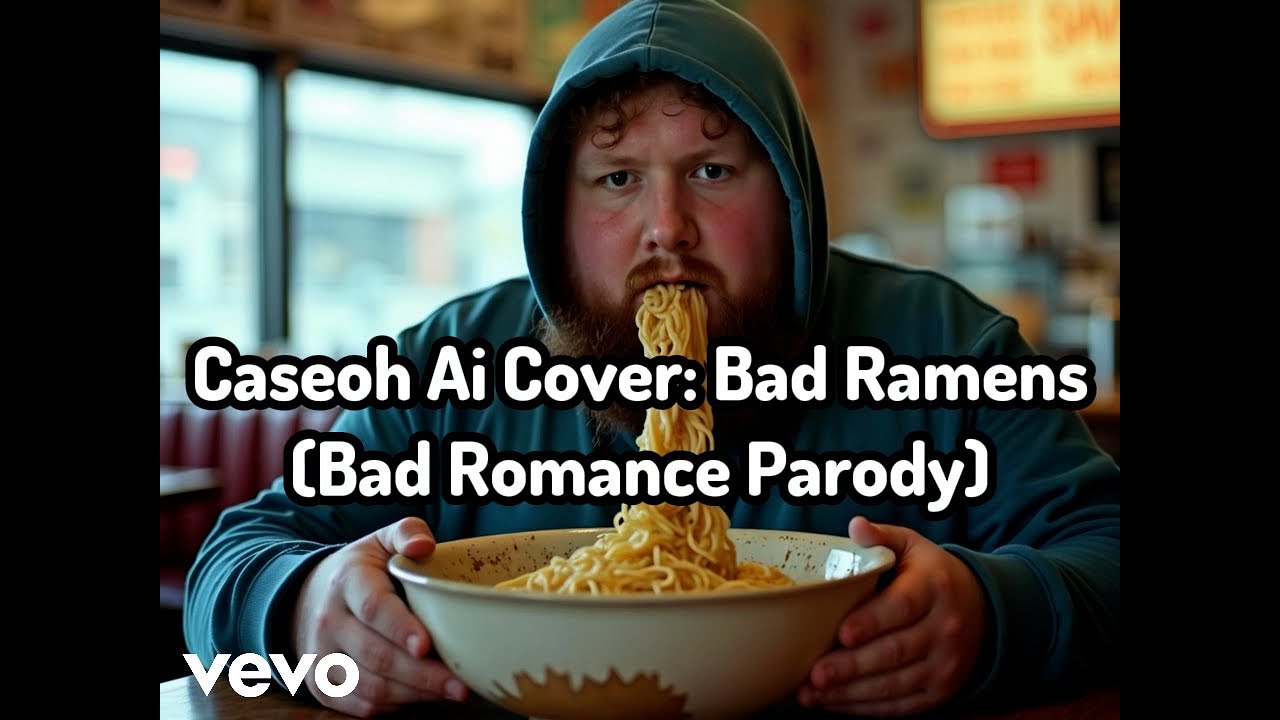 Bad Ramens (CASEOH BAD ROMANCE PARODY AI COVER)