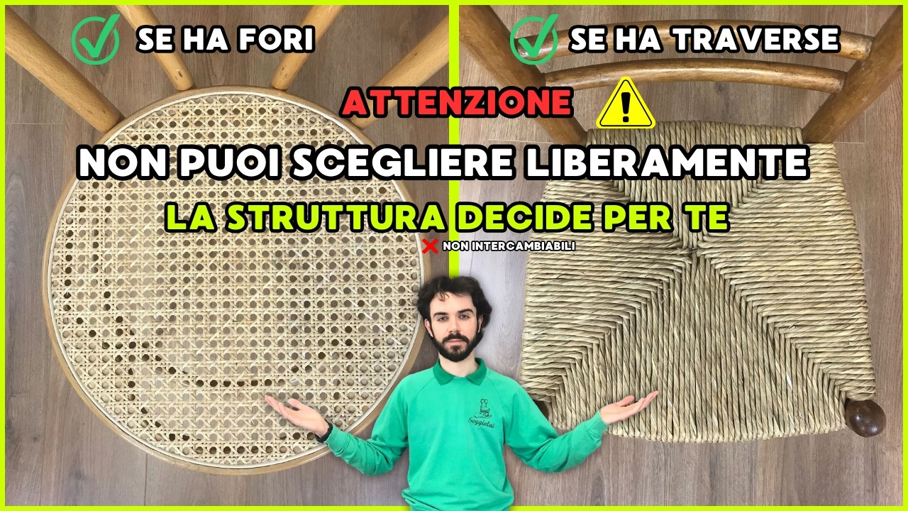Come Scegliere l'Impagliatura Giusta per le Tue Sedie