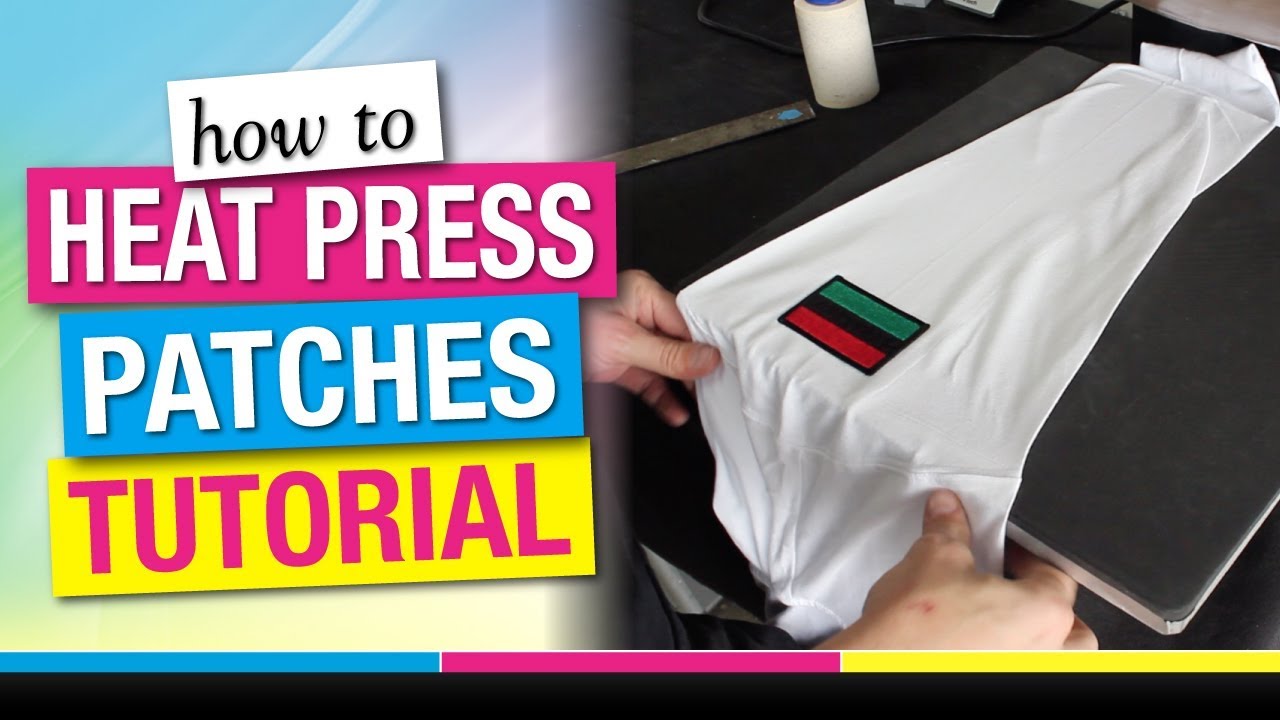 How to Heat Press Patches (the RIGHT way)