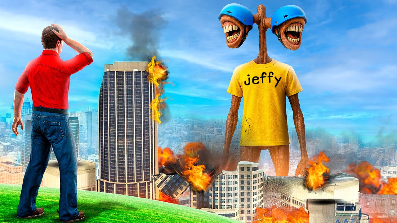 Jeffy Becomes SIRENHEAD In GTA 5!