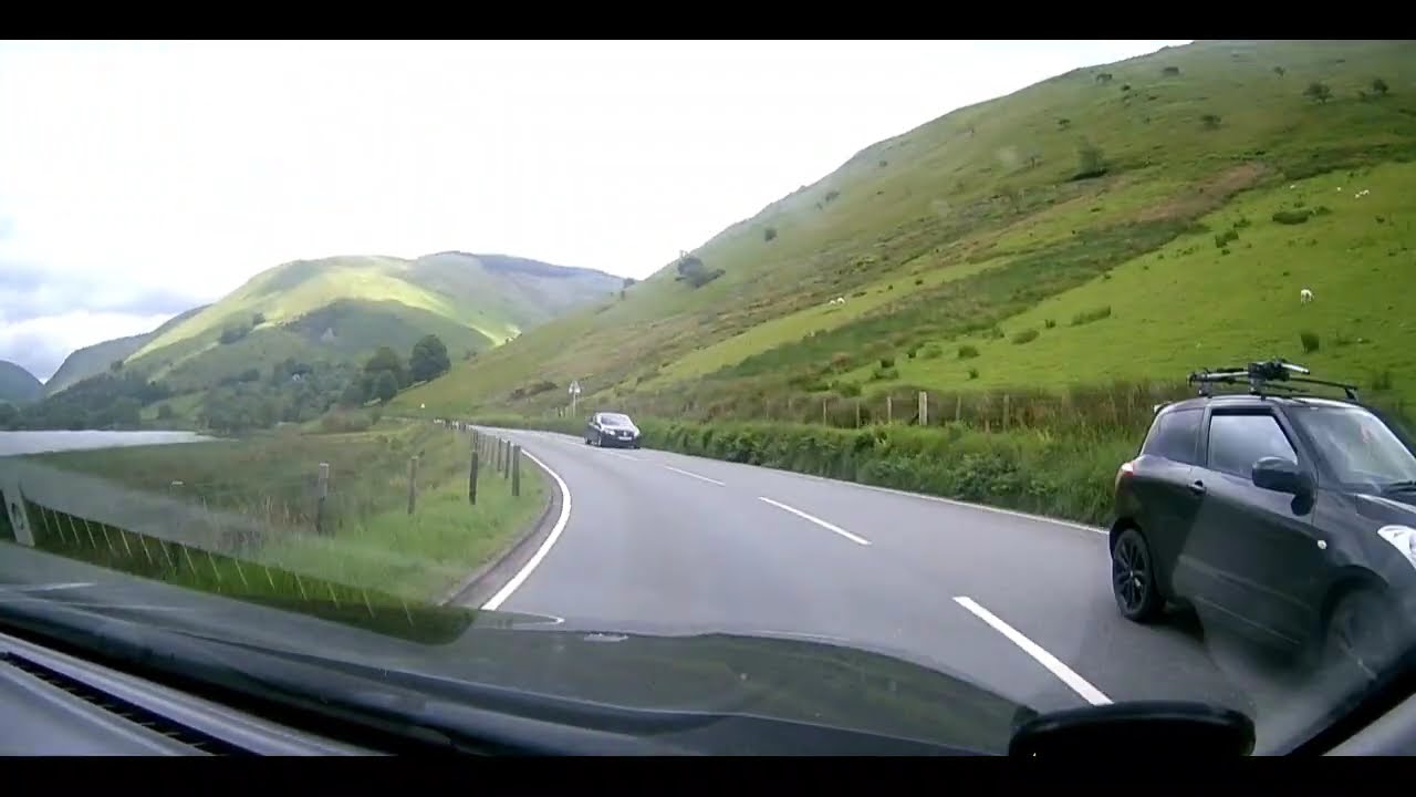Tal-y-llyn Lake and through the Tal-y-llyn Pass toward Dolgellau
