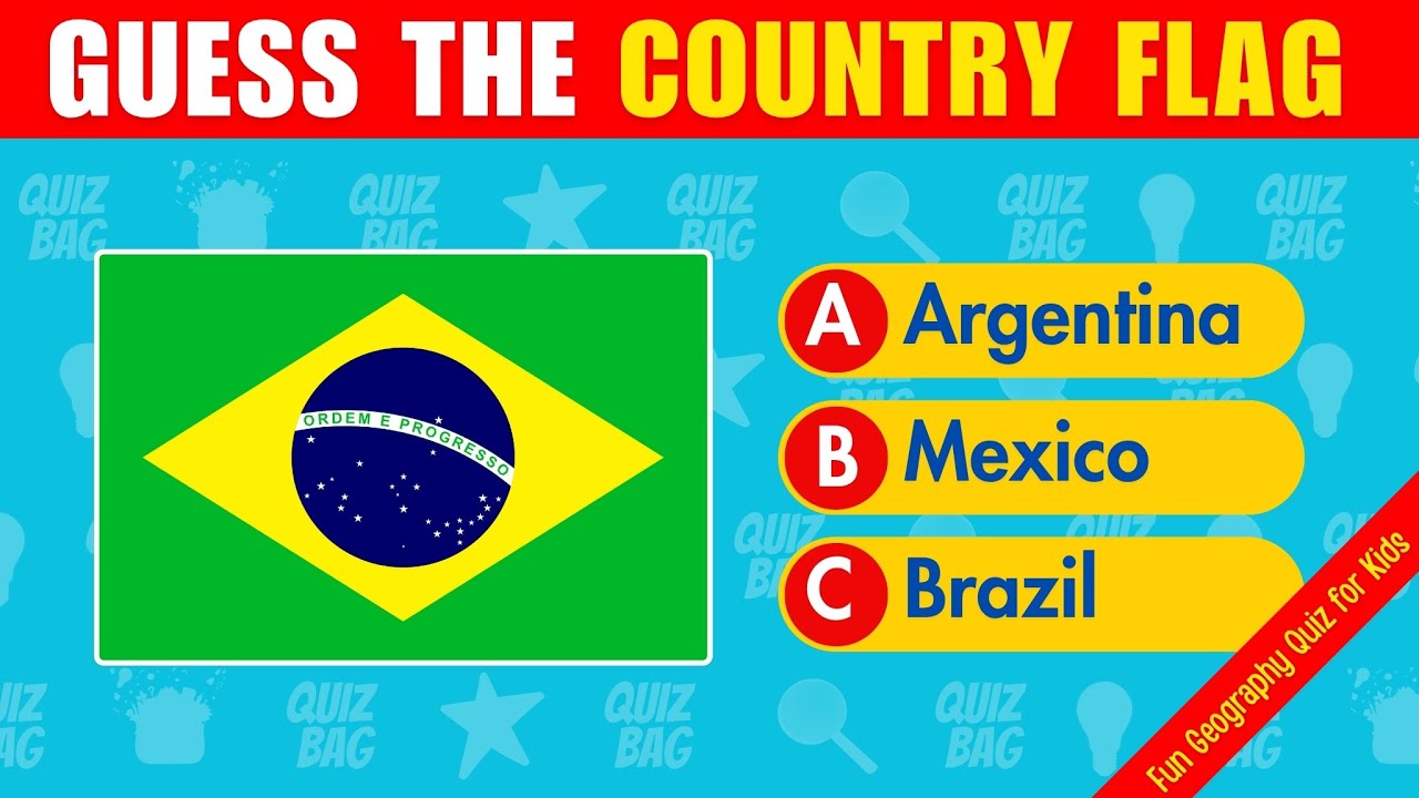 🌍 Guess the Country Flag &ndash; Fun Learning Quiz for Kids!