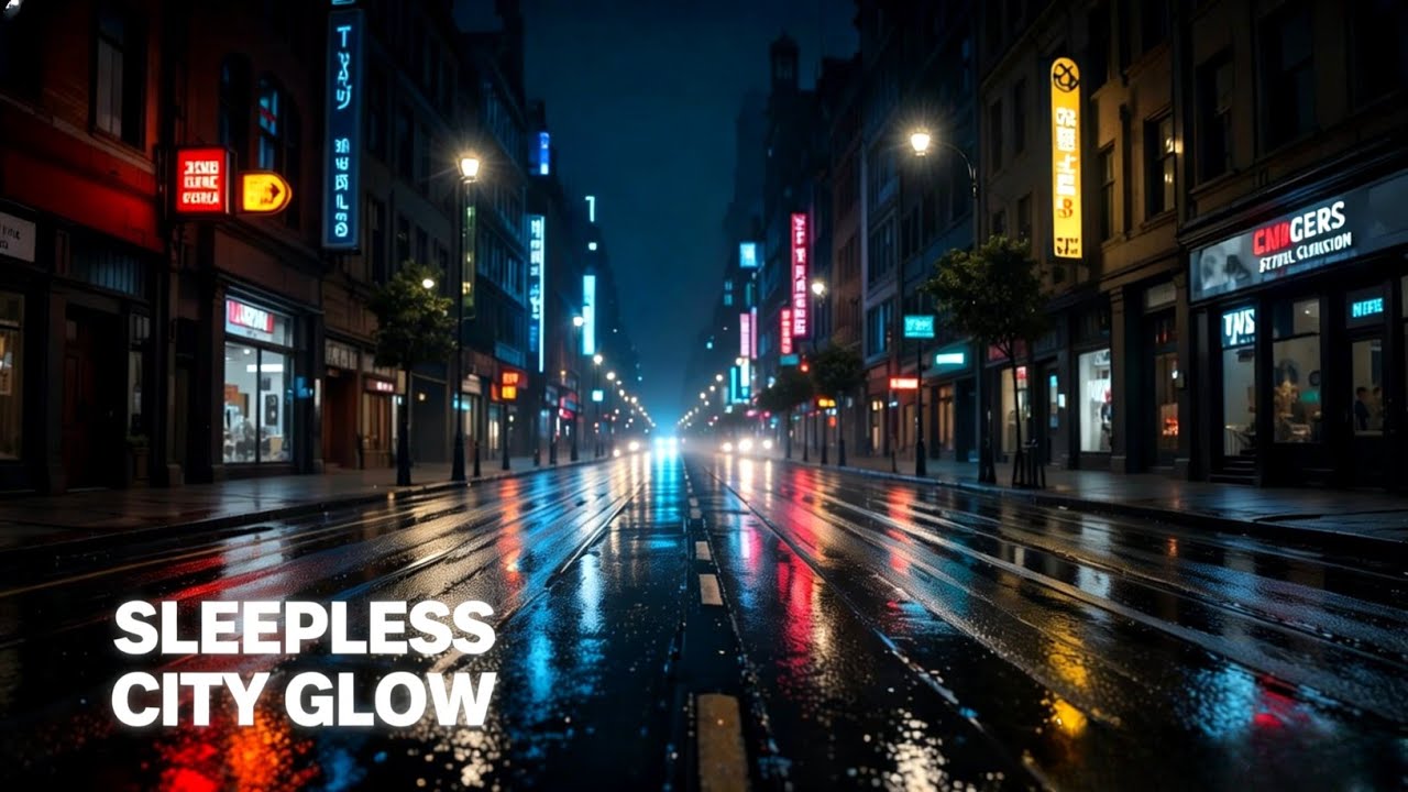 Sleepless City Glow 🌃 | Cinematic Midnight Drive (Chill Electronic)