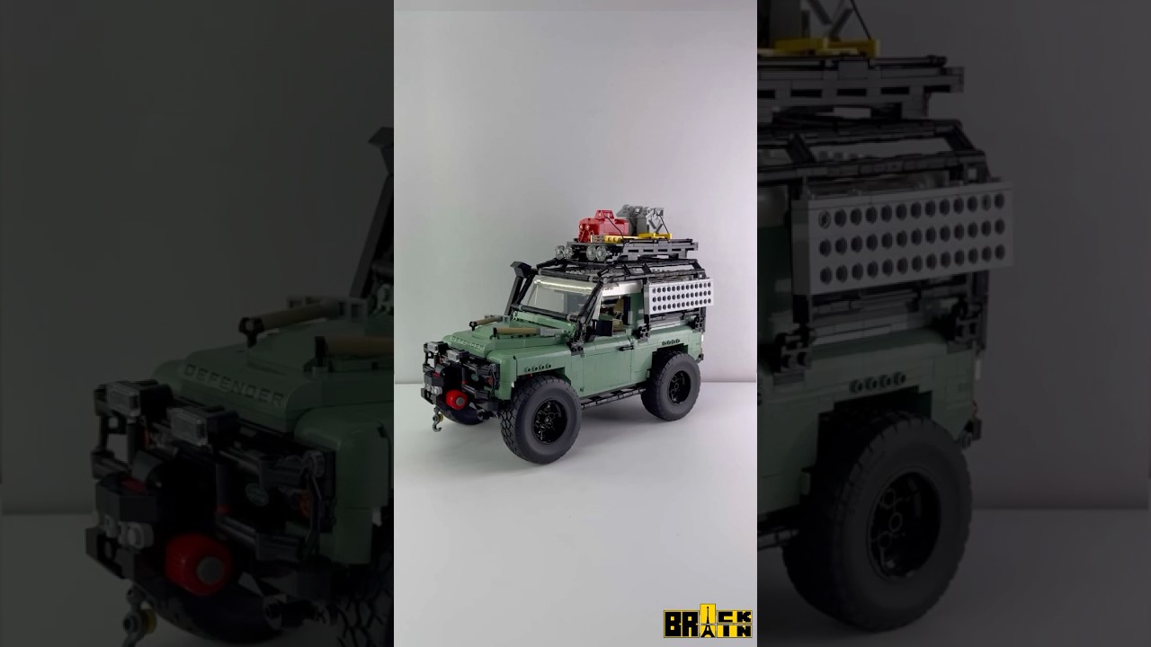 LEGO 10317 land rover classic defender 90 @lego@rangerover #lego #landrover #لگو #آفرود #offroad