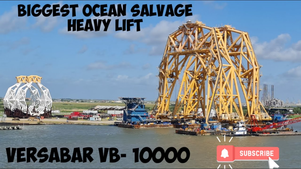 Versabar VB-10000|Biggest Ocean Crane|An Engineering Marvel|Used in Salvage Operations at Sea|