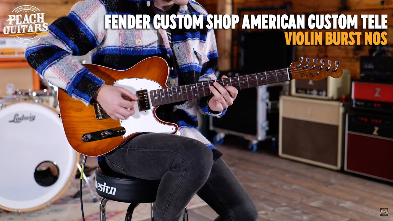 No Talking...Just Tones | Fender Custom Shop American Custom Tele NOS Violin Burst