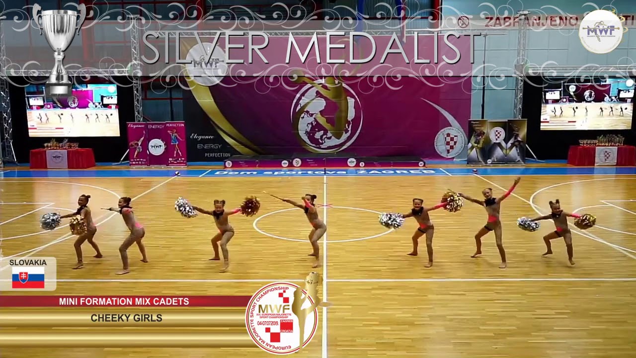 MINI FORMATION MIX CADETS SILVER MEDALIST: CHEEKY GIRLS, SLOVAKIA