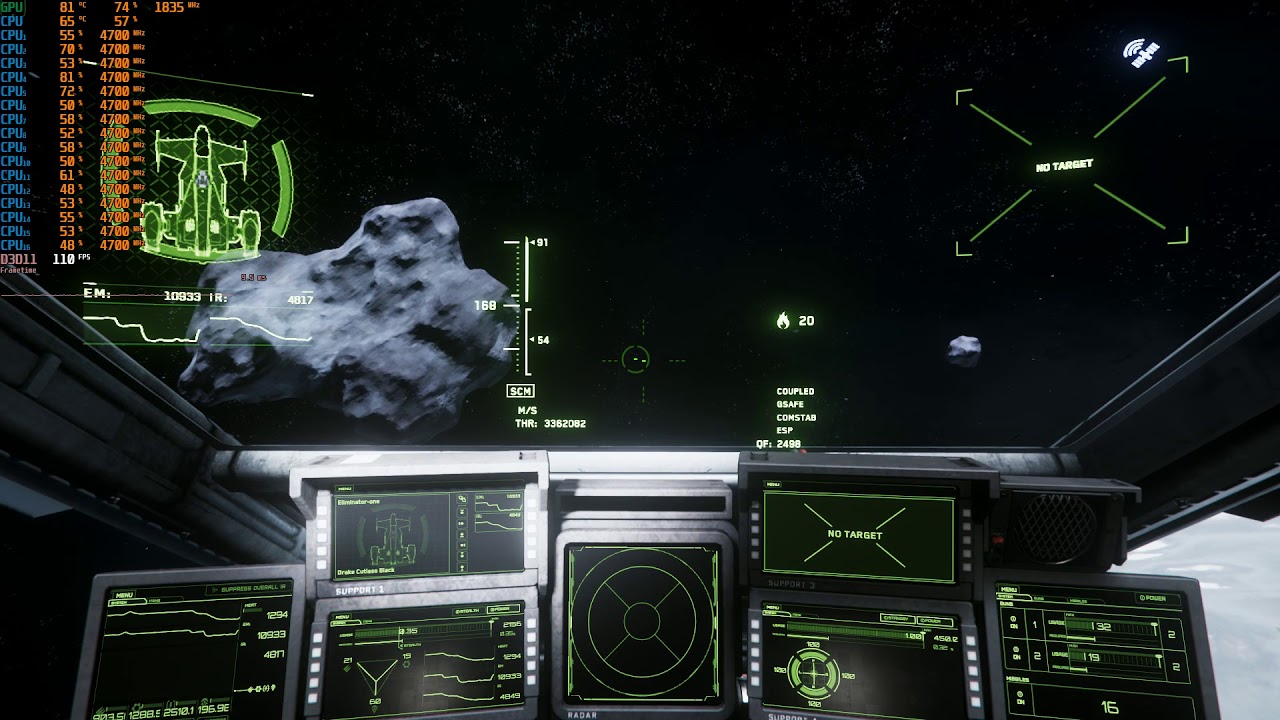 Star Citizen Alpha - i9 9900k + GeForce GTX 1080 TI fps test