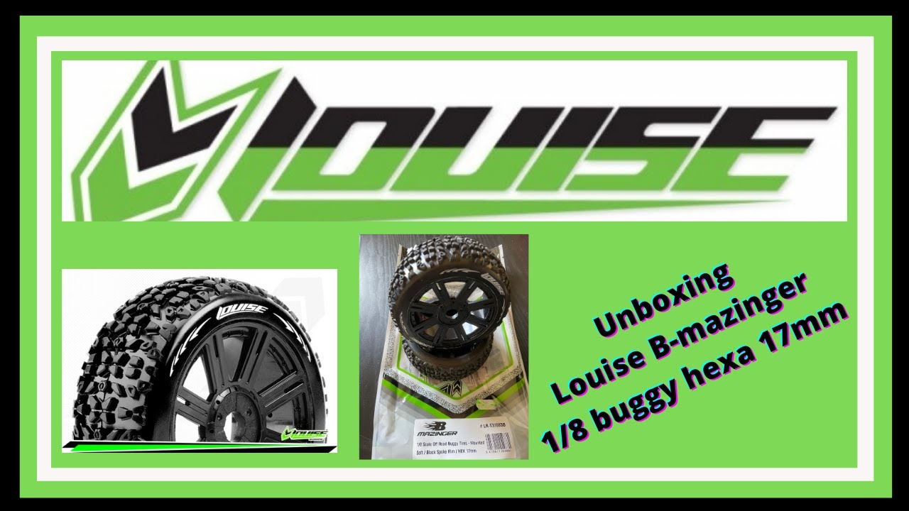 Louise B-Mazinger rc buggy 1/8 hexa 17mm!!!! Unboxing!!!!