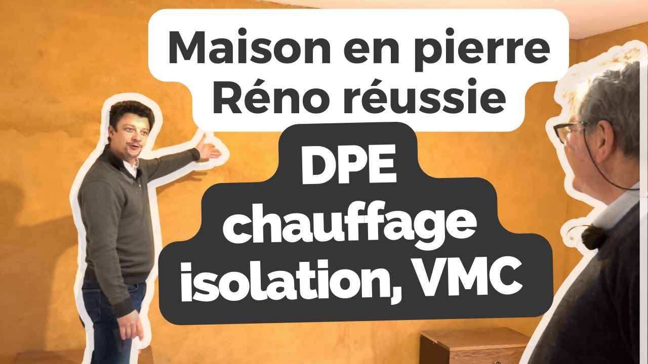 DPE, énergie B et Gaz à Effet de Serre A, VMC simple flux, chauffage bois, isolation