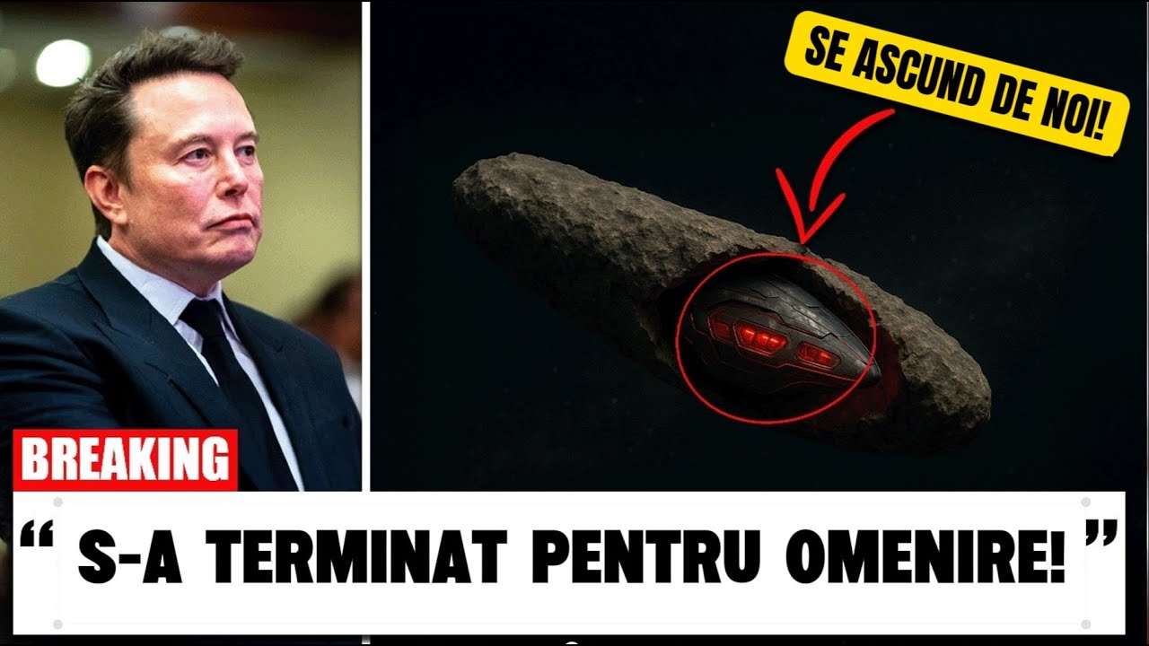 🚨S-A AFLAT! Elon Musk: &bdquo;S-a Confirmat, 3I ATLAS Este Nava Spatiala Extraterestra!&rdquo; Trebuie să FUGIM