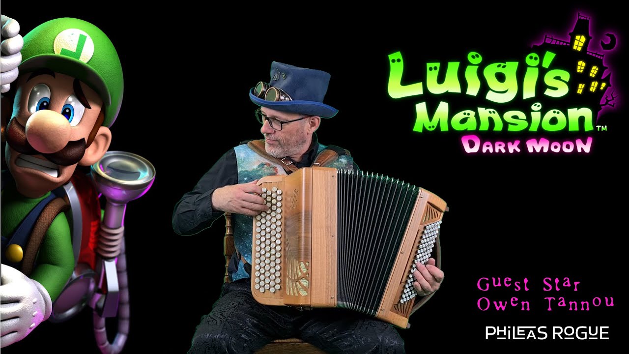 LUIGI'S MANSION 2 DARK MOON Title Screen (cover Phileas Rogue)