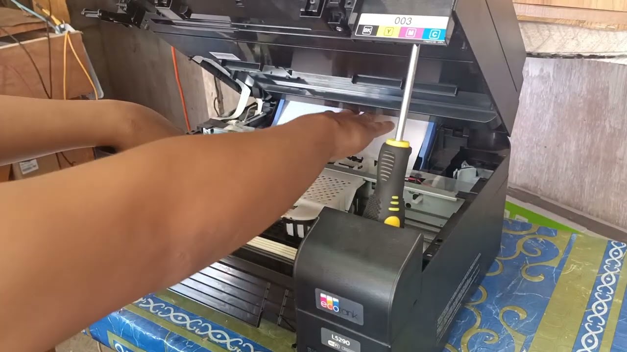 EPSON L5290 PAPER JAM, remove on east way!
