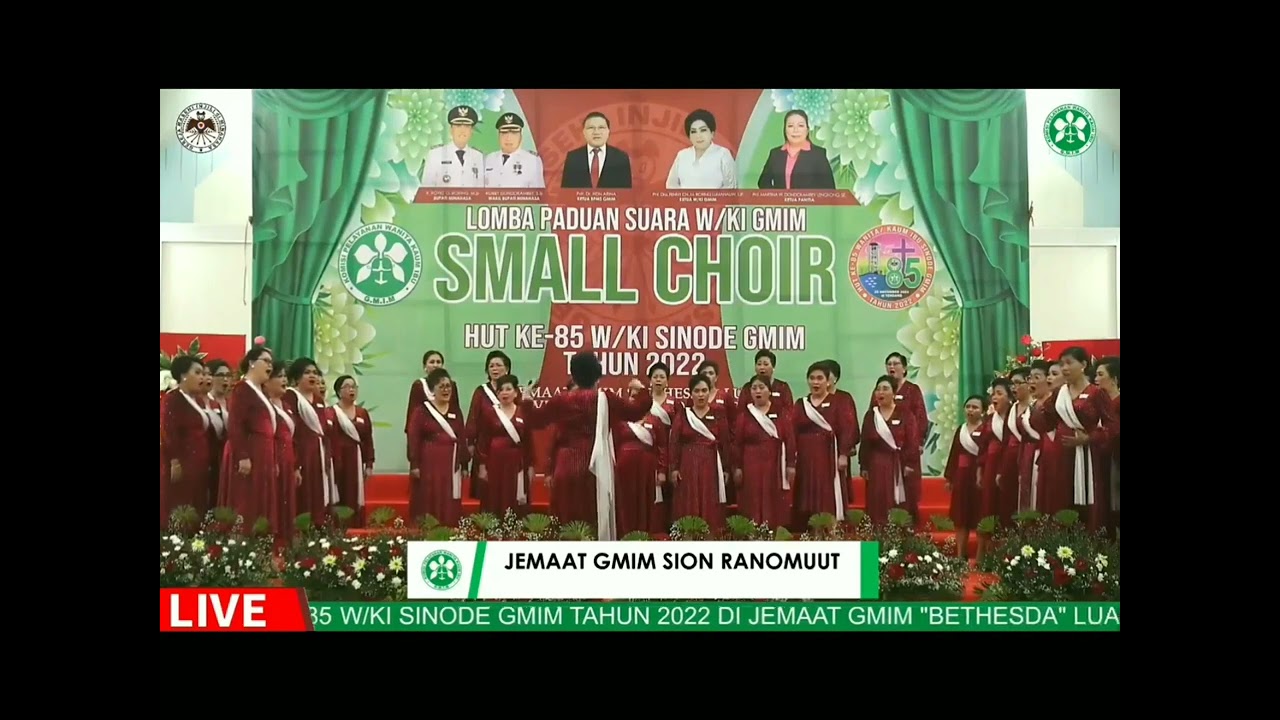 Istri yang Teramat Baik Gold Champion Small Choir WKI GMIM  2022