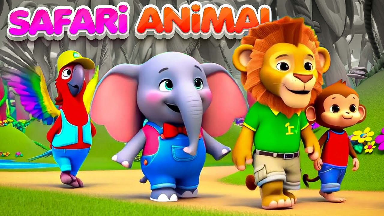 Jungle Safari | Animal  Song | Kids Rhymes & Babies Songs