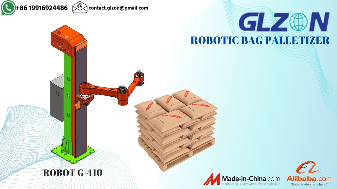 ROBOT G-410 Series Robotic bag palletizer | robotic palletizing system