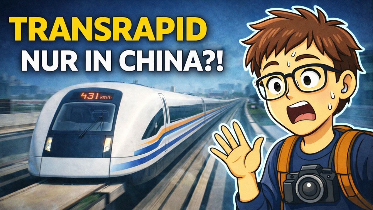 Ich bin mit dem Transrapid gefahren 😳 Deutschlands Zukunft steht in China 🇨🇳