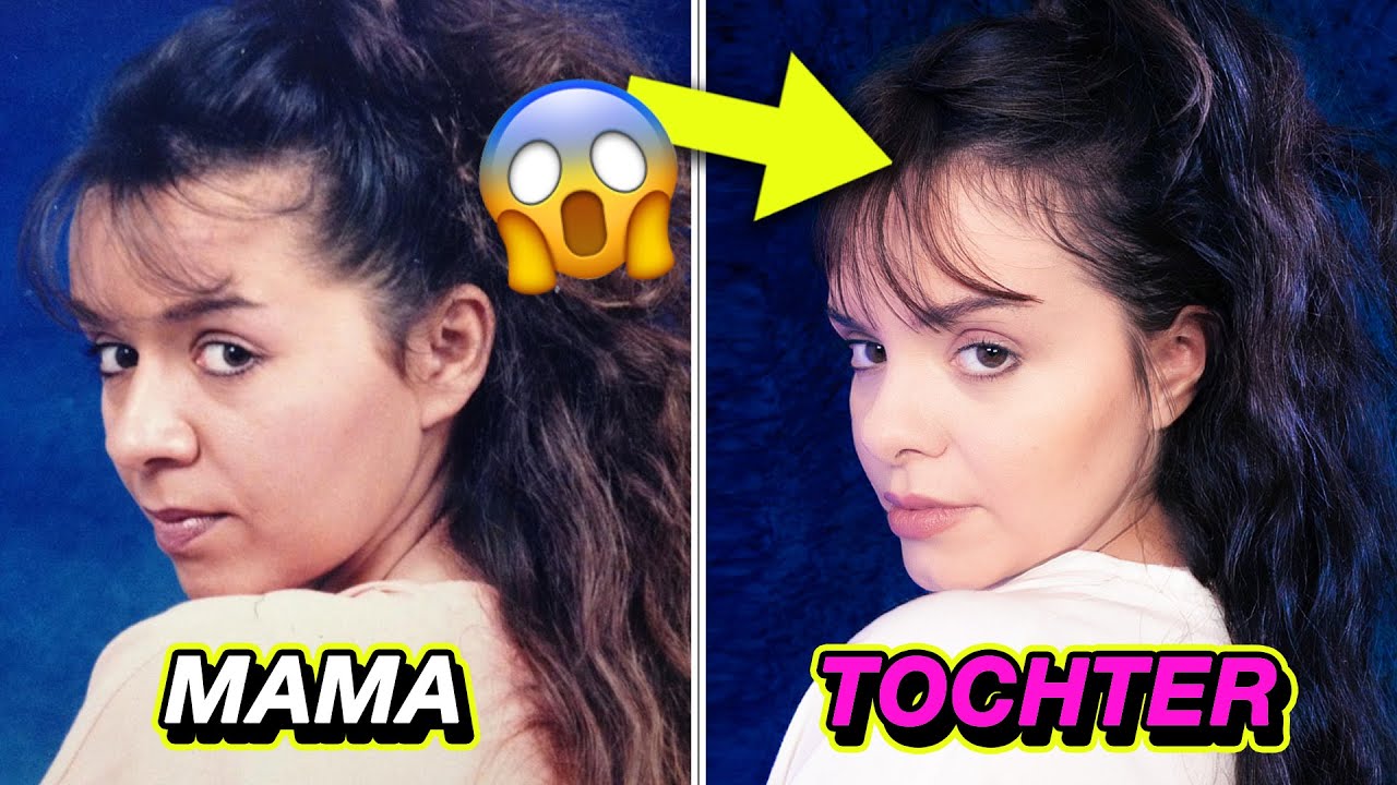 MAMA FOTO CHALLENGE 📸 wir stellen Bilder von unseren Müttern nach! 😳