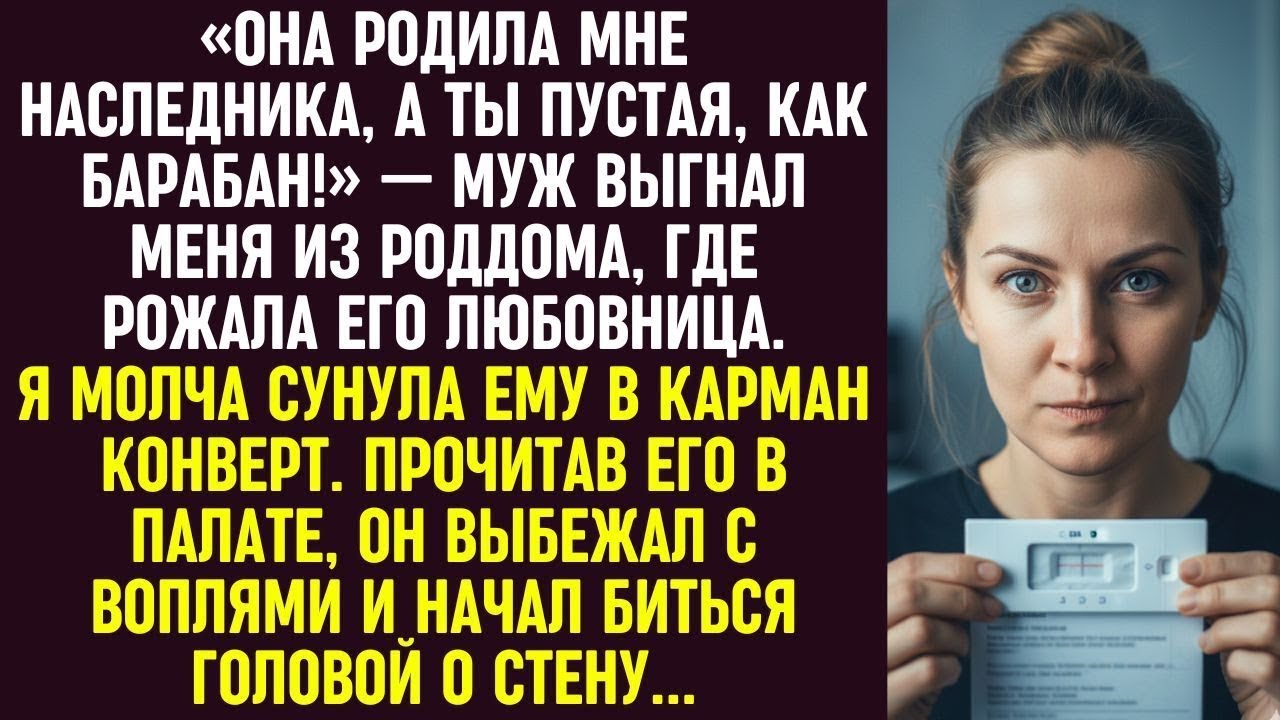 Он бросил меня: «Она родила мне сына!» Я молча дала конверт — и он вскоре бился о стену.