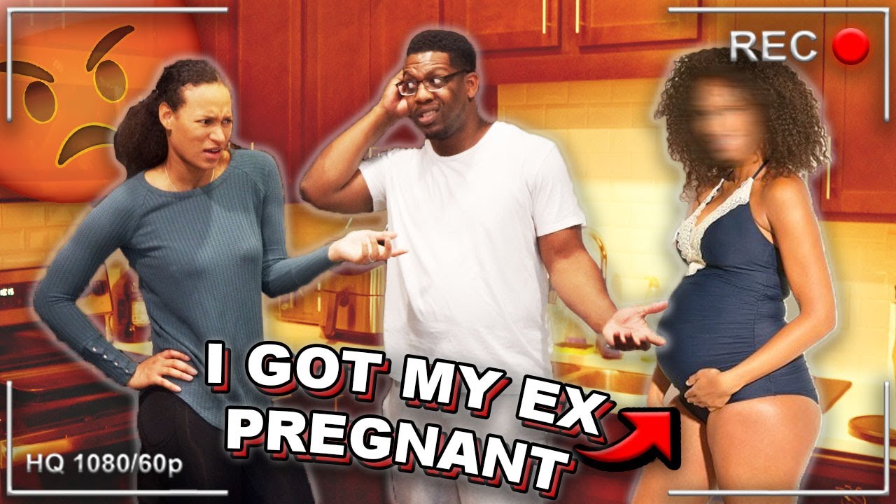 I Got My Ex Girlfriend Pregnant Prank On Wife!! *I GOT KICKED OUT*