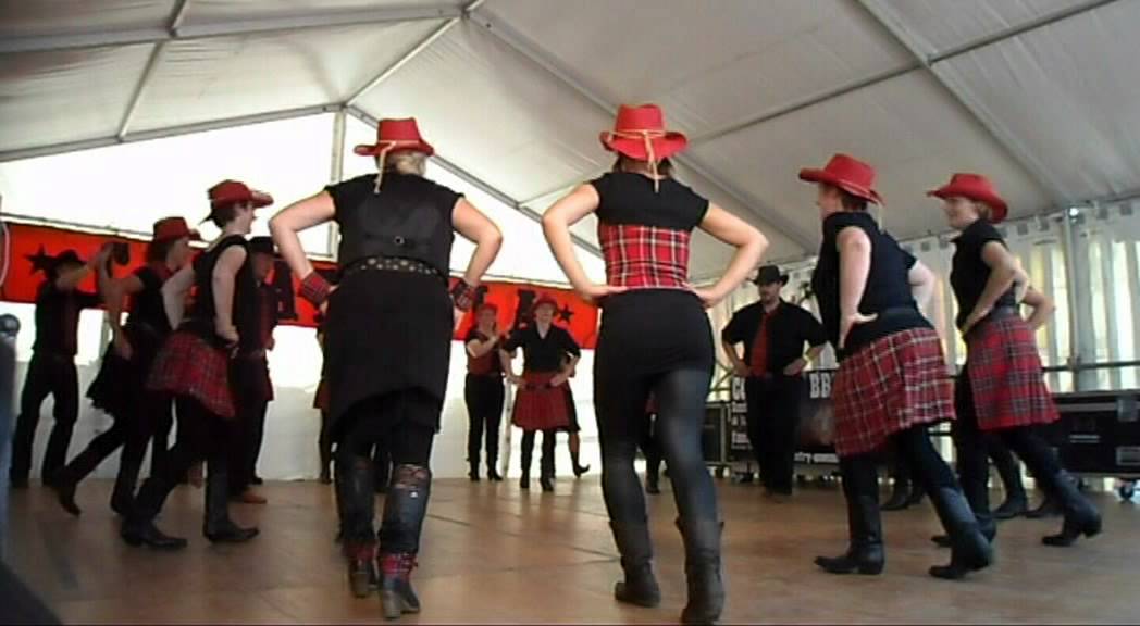 Auftritt Rodeolinedancers Berner Oberland - Trucker & Country Festival Interlaken 2012