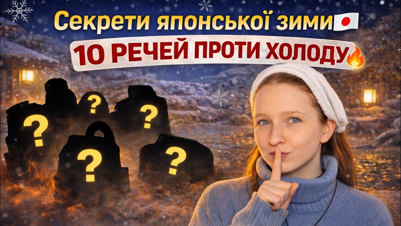 10 речей, які рятують японців від холоду взимку 🇯🇵 | Мій досвід життя в Японії