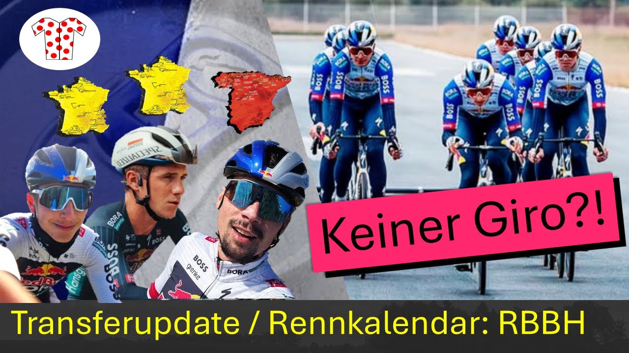 Lipowitz-Helfer statt Giro Kapitän?! Transferupdate Radsport - Red Bull Bora Hansgrohe