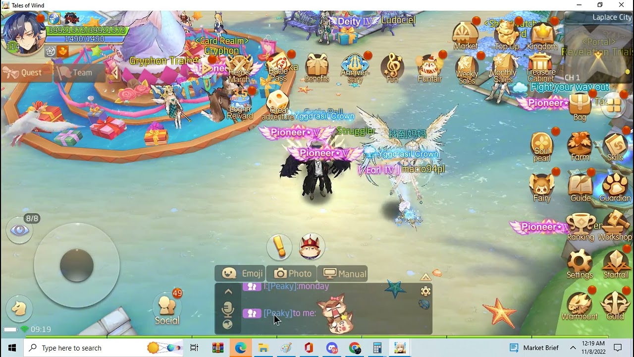 Tales Of Wind 11/8/2022 Dice fashion omega luck