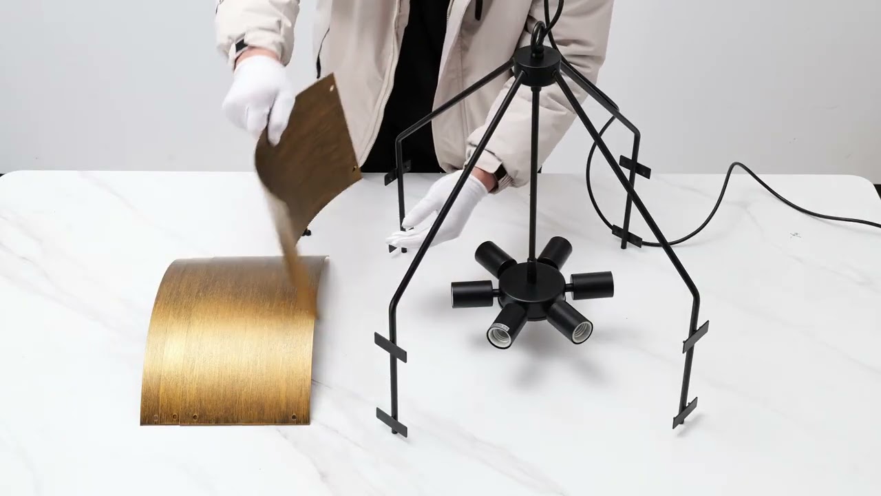 Drum Chandelier Installation Video