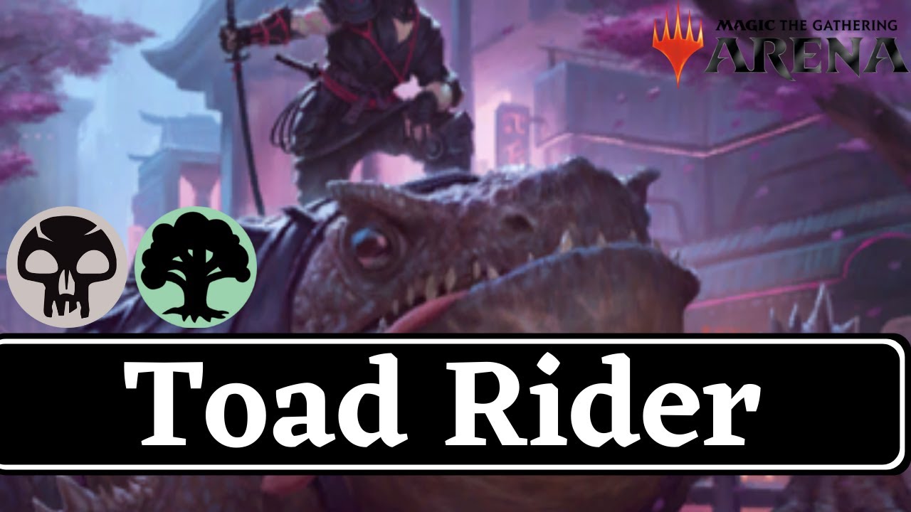 💀🌳 Toad Rider Midrange MAXIMUM PING | Alchemy Ranked | Kamigawa | MTG Arena