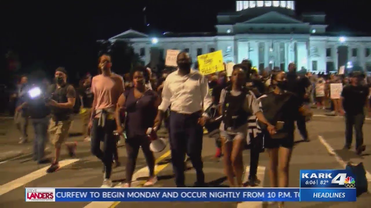 Peaceful protest turns violent