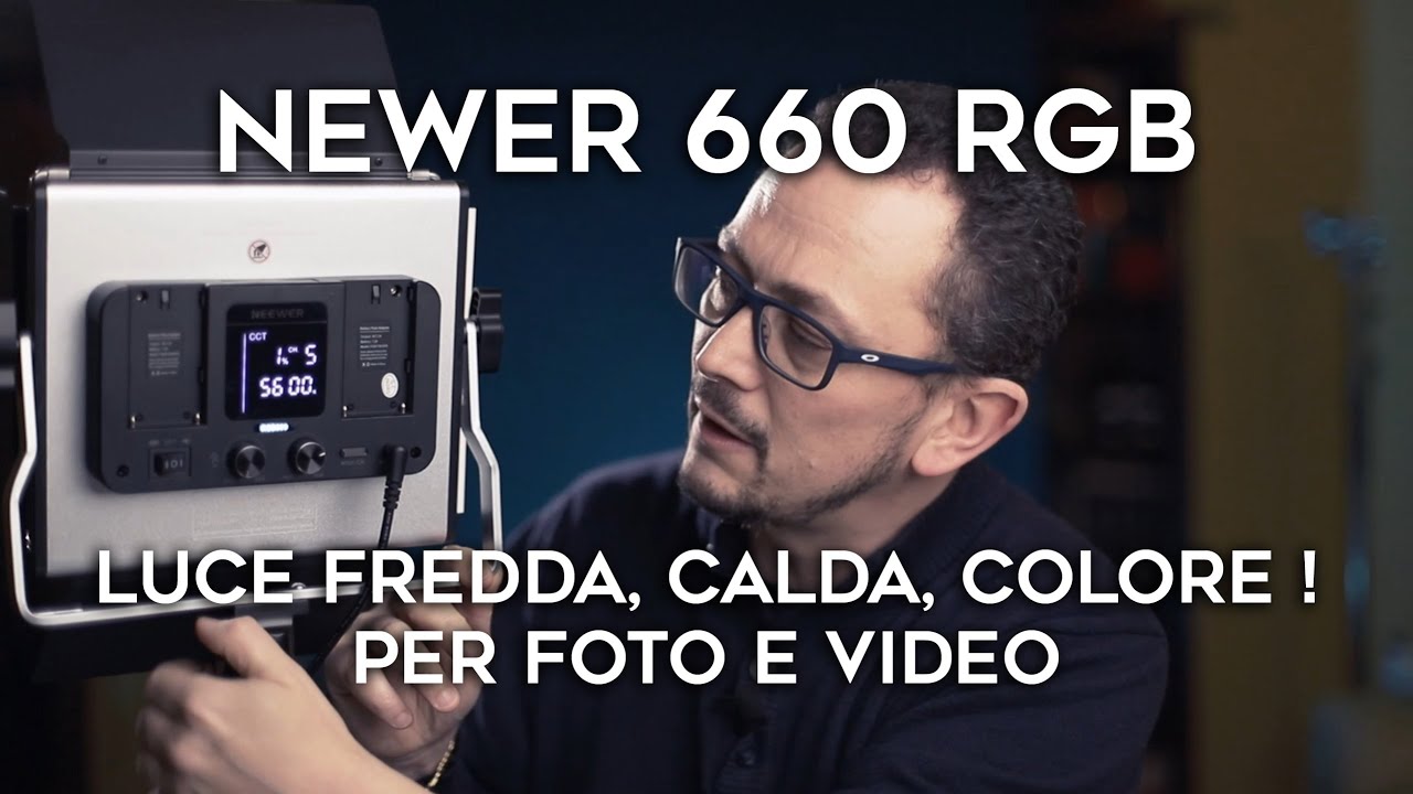 Neewer RGB 660 - Pannello led multifunzione - Che luce fa rispetto ad una torcia led diffusa ?