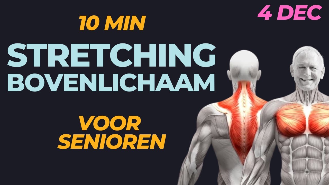 Maak je bovenlichaam los in 10 minuten! Minder rugpijn! Oefeningen voor ouderen.